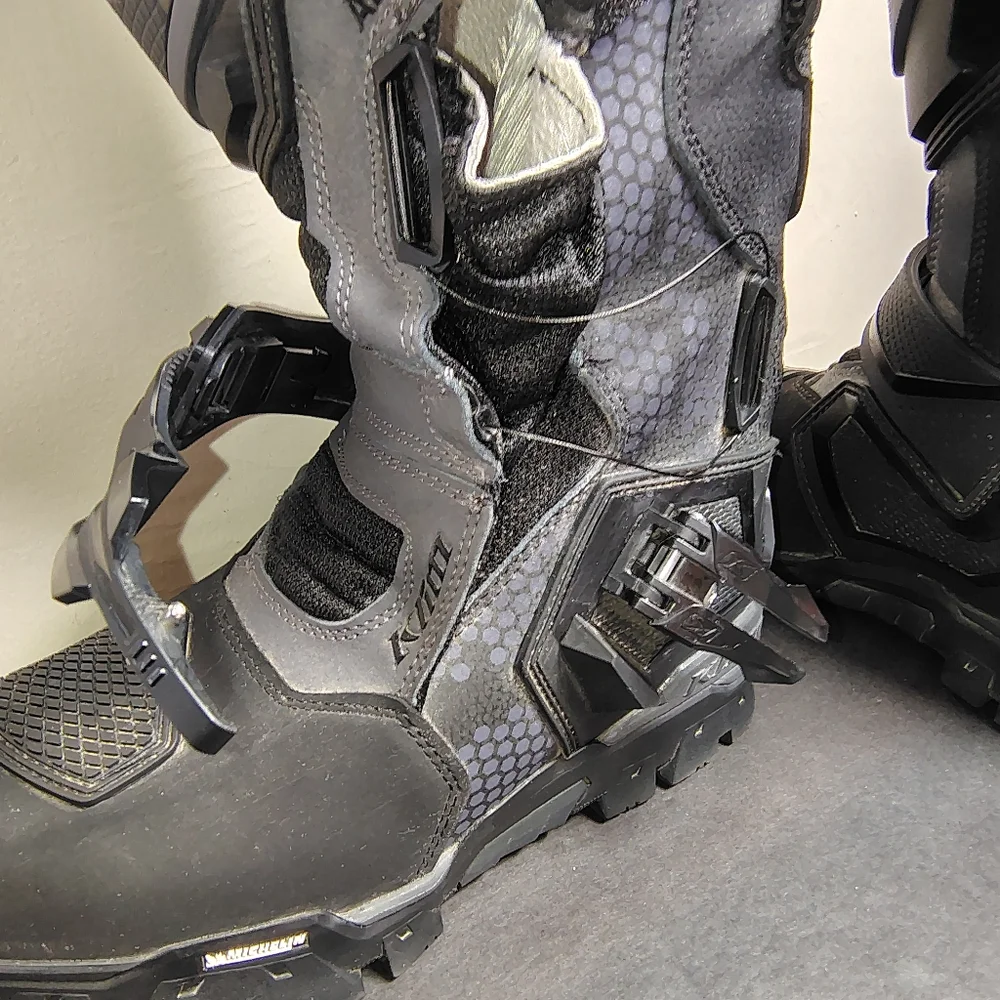 Klim Adventure GTX Boots Mens 7 Women 8.5 EU 40 Black Gore-Tex BOA Moto Touring